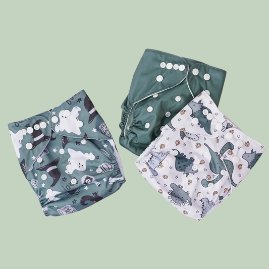 3 DryMini wasbare luiers