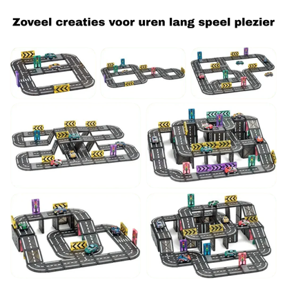 Magnetische Bouwbaan - Bouwen & Racen