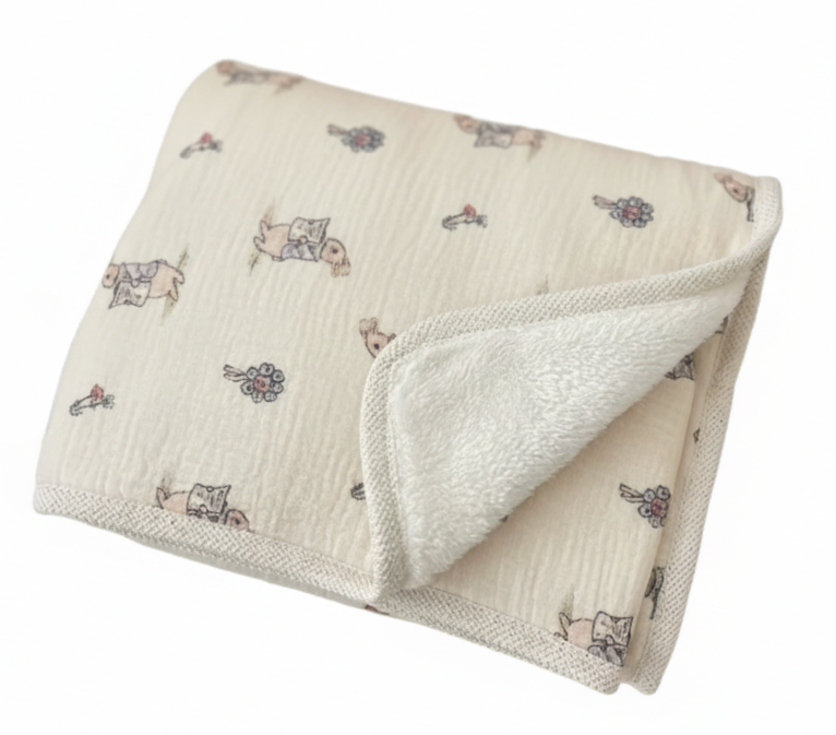 Warme Winterdeken voor baby's - katoen & bamboevezel