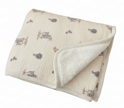 Warme Winterdeken voor baby's - katoen & bamboevezel