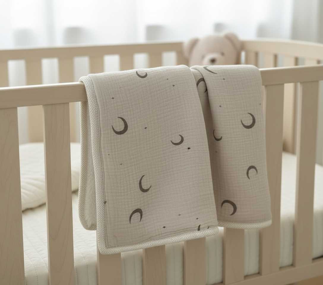 Warme Winterdeken voor baby's - katoen & bamboevezel