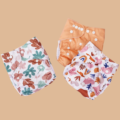 3 DryMini wasbare luiers