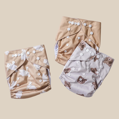 3 DryMini wasbare luiers