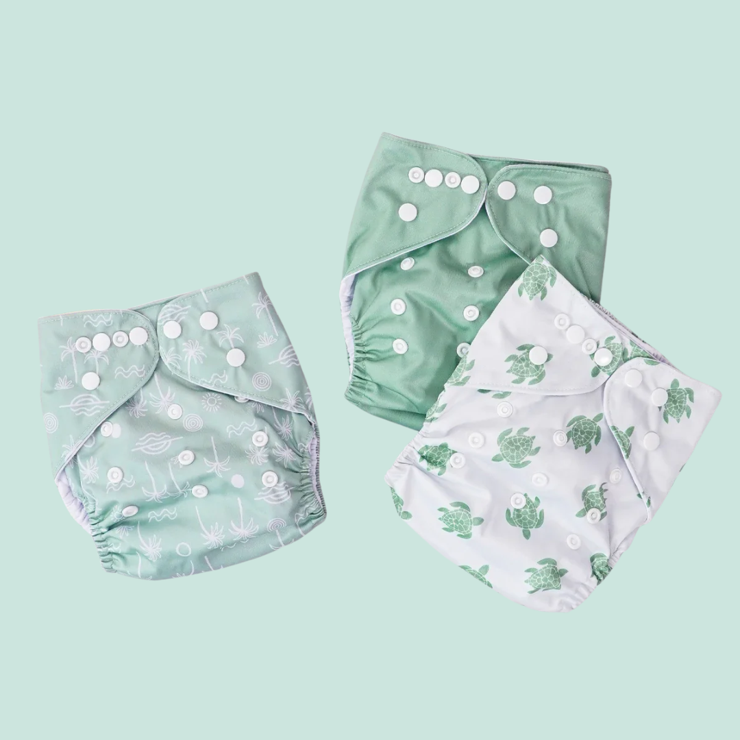 3 DryMini wasbare luiers