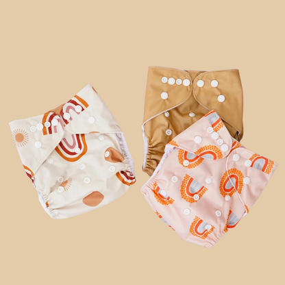 3 DryMini wasbare luiers