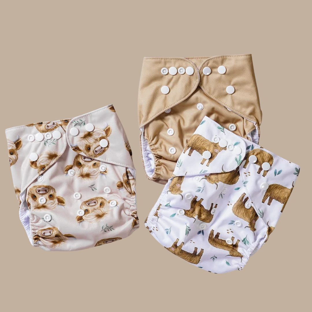 3 DryMini wasbare luiers