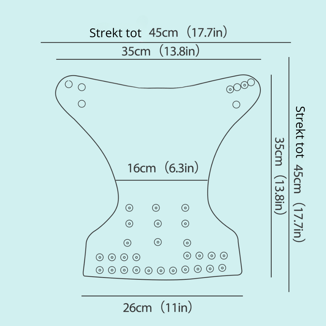 3 DryMini wasbare luiers